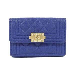 CHANEL Blue Wallet